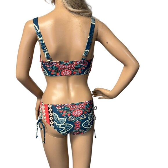 NWT Two-piece Floral Print Bikini Set - Size XS - Picture 2 of 13